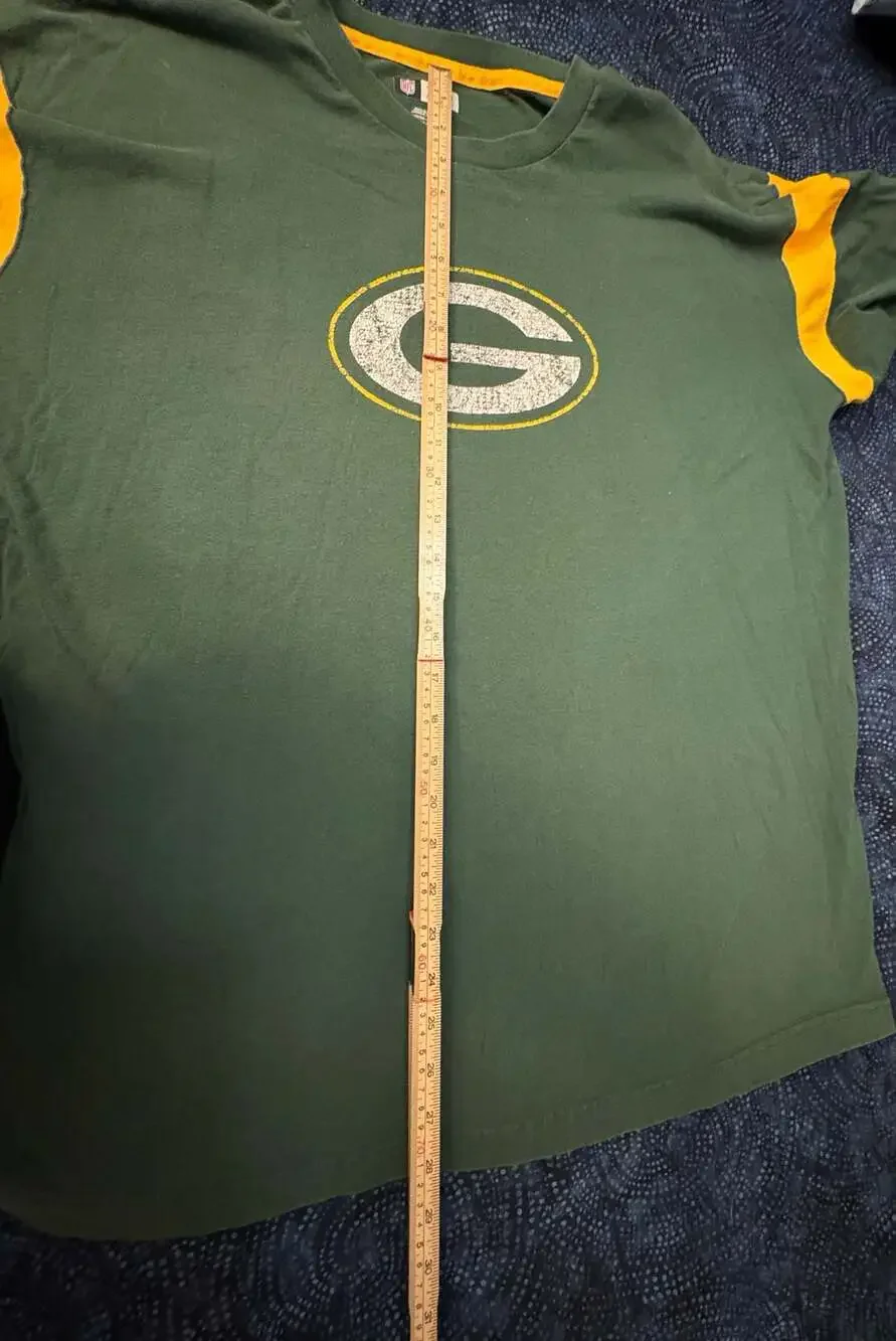 Vintage NFL Green Bay Packers Team Apparel Screen Print T-Shirt Men's XL